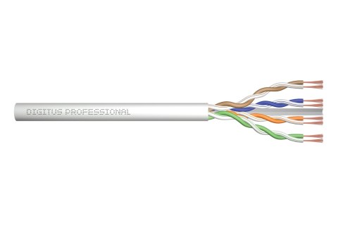 Digitus Kabel typu linka kat.6, U/UTP, AWG 26/7, LSOH, 100m, szary Digitus Kabel typu linka kat.6, U/UTP, AWG 26/7, LSOH, 100m, szary