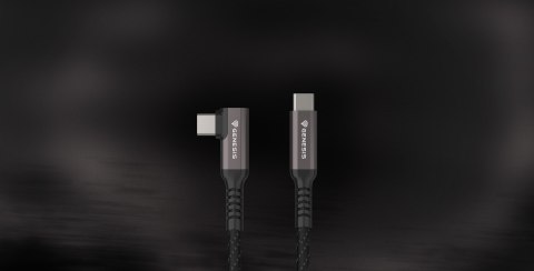 GENESIS NVC-2219 kabel USB USB 3.2 Gen 2 (3.1 Gen 2) 5 m USB C Czarny, Szary GENESIS NVC-2219 kabel USB USB 3.2 Gen 2 (3.1 Gen 2) 5 m USB C Czarny, Szary