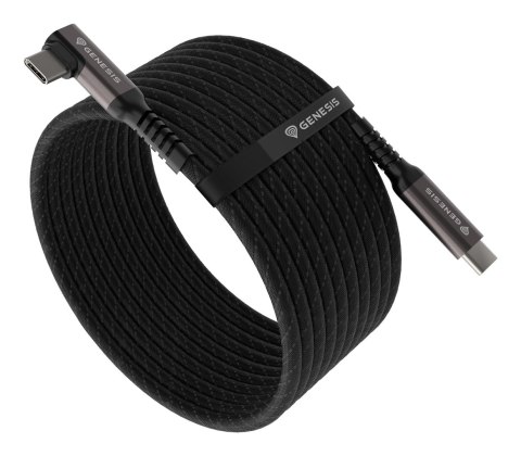 GENESIS NVC-2219 kabel USB USB 3.2 Gen 2 (3.1 Gen 2) 5 m USB C Czarny, Szary GENESIS NVC-2219 kabel USB USB 3.2 Gen 2 (3.1 Gen 2) 5 m USB C Czarny, Szary