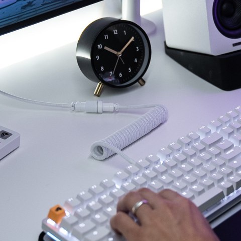 Glorious Gaming GLO-KB-ACC-CBL-COIL-GWHT kabel klawiatury/myszy Biały 1,4 m Glorious Gaming GLO-KB-ACC-CBL-COIL-GWHT kabel klawiatury/myszy Biały 1,4 m