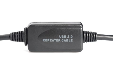 Kabel DIGITUS DA-73102 (USB ; 20m; czarny) Kabel DIGITUS DA-73102 (USB ; 20m; czarny)