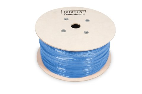 Kabel instalacyjny DIGITUS kat.6A, U/FTP, Eca, AWG 23/1, LSOH, 305m, niebieski, karton Kabel instalacyjny DIGITUS kat.6A, U/FTP, Eca, AWG 23/1, LSOH, 305m, niebieski, karton