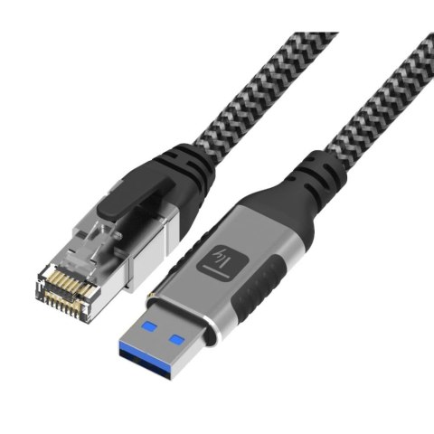Kabel sieciowy USB-A na Gigabit Ethernet RJ45 1m Techly ICOC U3A-RJ45-010 Kabel sieciowy USB-A na Gigabit Ethernet RJ45 1m Techly ICOC U3A-RJ45-010