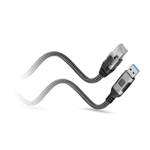 Kabel sieciowy USB-A na Gigabit Ethernet RJ45 1m Techly ICOC U3A-RJ45-010 Kabel sieciowy USB-A na Gigabit Ethernet RJ45 1m Techly ICOC U3A-RJ45-010