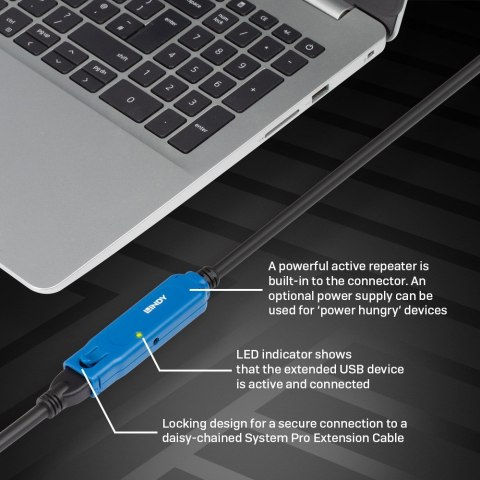 Lindy 43229 kabel USB USB 3.2 Gen 1 (3.1 Gen 1) 15 m USB A Czarny Lindy 43229 kabel USB USB 3.2 Gen 1 (3.1 Gen 1) 15 m USB A Czarny