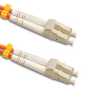 Qoltec 54030 kabel InfiniBand / światłowodowy 50 m LC Pomarańczowy