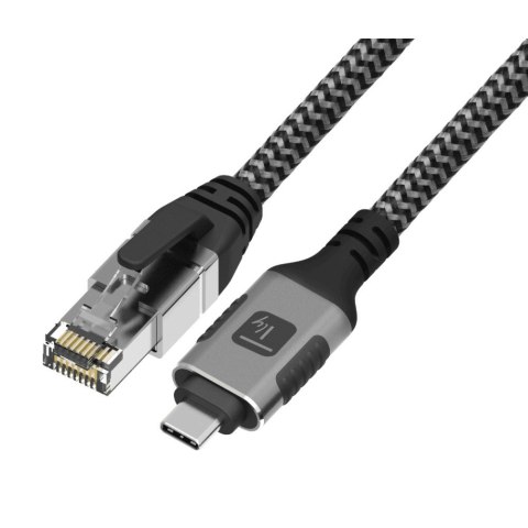 Techly ICOC U3C-RJ45-010 kabel sieciowy Srebrny, Czarny 1 m Cat6 F/UTP (FTP) Techly ICOC U3C-RJ45-010 kabel sieciowy Srebrny, Czarny 1 m Cat6 F/UTP (FTP)
