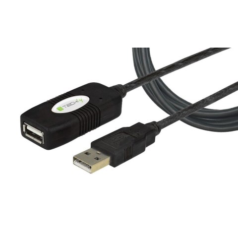 Techly IUSB-REP10TY kabel USB USB 2.0 10 m USB A Czarny Techly IUSB-REP10TY kabel USB USB 2.0 10 m USB A Czarny