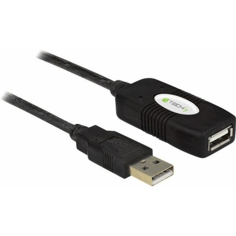 Techly IUSB-REP10TY kabel USB USB 2.0 10 m USB A Czarny Techly IUSB-REP10TY kabel USB USB 2.0 10 m USB A Czarny