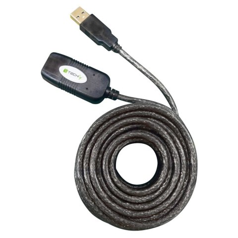 Techly IUSB-REP10TY kabel USB USB 2.0 10 m USB A Czarny Techly IUSB-REP10TY kabel USB USB 2.0 10 m USB A Czarny