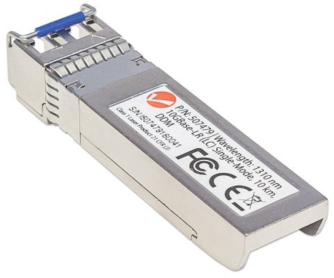 Intellinet 507479 moduł przekaźników sieciowych Swiatłowód 11100 Mbit/s SFP+ 1310 nm Intellinet 507479 moduł przekaźników sieciowych Swiatłowód 11100 Mbit/s SFP+ 1310 nm