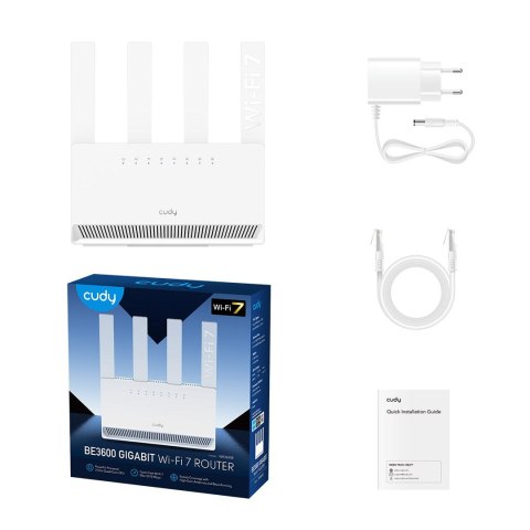Router CUDY WR3600E BE3600 Gigabit Wi-Fi 7 Mesh Router CUDY WR3600E BE3600 Gigabit Wi-Fi 7 Mesh