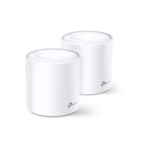TP-Link Deco X20 (2-pack) Dual-band (2.4 GHz/5 GHz) Wi-Fi 5 (802.11ac) Biały Wewnętrzne TP-Link Deco X20 (2-pack) Dual-band (2.4 GHz/5 GHz) Wi-Fi 5 (802.11ac) Biały Wewnętrzne