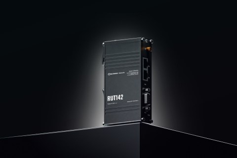 Teltonika Router przemysłowy RUT142 WiFi 4, RS232, 2x RJ45 100Mb/s, IP30 Teltonika Router przemysłowy RUT142 WiFi 4, RS232, 2x RJ45 100Mb/s, IP30