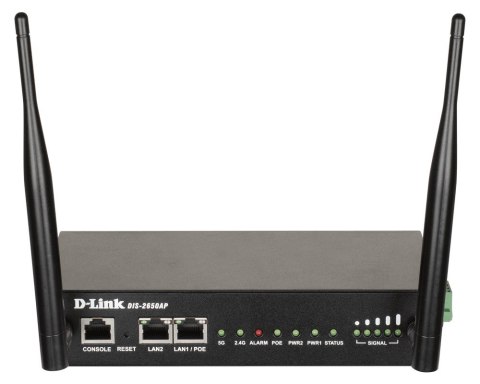 D-Link DIS-2650AP - 2,4 GHz, 5 GHz, 1200 Mbit/s, 64-bit WEP, 128-bit WEP, SSID, SSL/TLS, WPA, WPA2, 10,100,1000 Mbit/s D-Link DIS-2650AP - 2,4 GHz, 5 GHz, 1200 Mbit/s, 64-bit WEP, 128-bit WEP, SSID, SSL/TLS, WPA, WPA2, 10,100,1000 Mbit/s