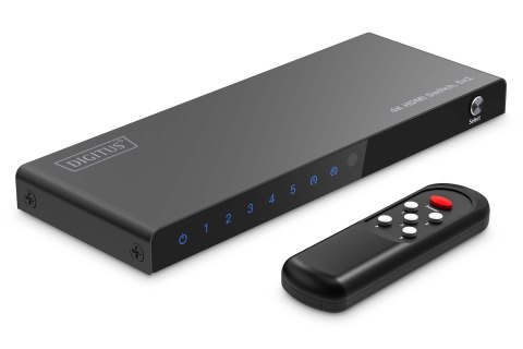 Digitus Przełącznik 4K HDMI, 5 x 1 Digitus Przełącznik 4K HDMI, 5 x 1