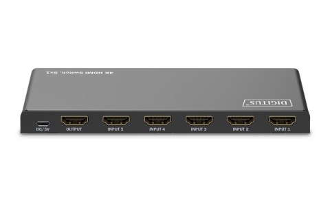 Digitus Przełącznik 4K HDMI, 5 x 1 Digitus Przełącznik 4K HDMI, 5 x 1