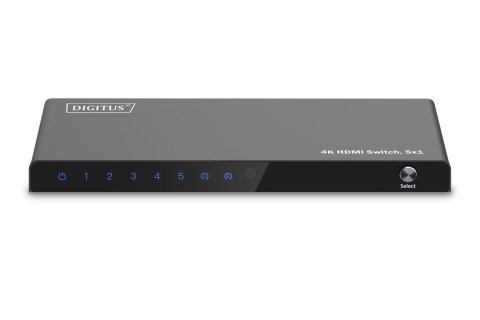 Digitus Przełącznik 4K HDMI, 5 x 1 Digitus Przełącznik 4K HDMI, 5 x 1