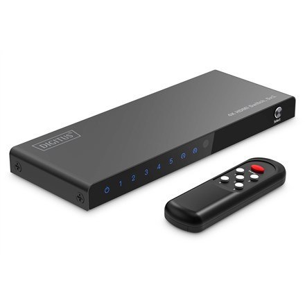 Digitus Przełącznik 4K HDMI, 5 x 1 Digitus Przełącznik 4K HDMI, 5 x 1