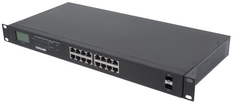 INTELLINET SWITCH GIGABIT 16X RJ45, POE+, 2X SFP, INTELLINET SWITCH GIGABIT 16X RJ45, POE+, 2X SFP,