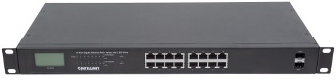 INTELLINET SWITCH GIGABIT 16X RJ45, POE+, 2X SFP, INTELLINET SWITCH GIGABIT 16X RJ45, POE+, 2X SFP,