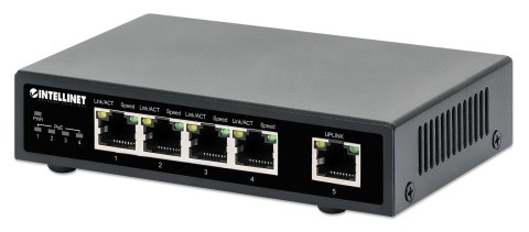 INTELLINET SWITCH GIGABIT 4X RJ45 POE+, 1X RJ45 GI INTELLINET SWITCH GIGABIT 4X RJ45 POE+, 1X RJ45 GI