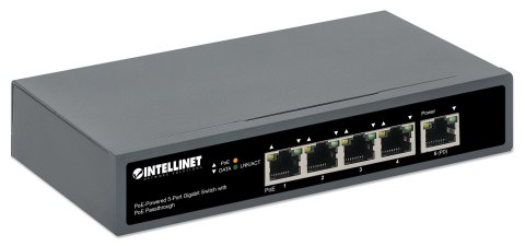 INTELLINET SWITCH GIGABIT 5X POE PASSTHROUGH ZASIL INTELLINET SWITCH GIGABIT 5X POE PASSTHROUGH ZASIL