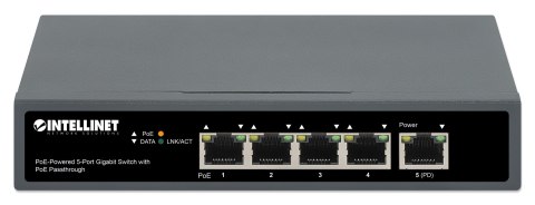 INTELLINET SWITCH GIGABIT 5X POE PASSTHROUGH ZASIL INTELLINET SWITCH GIGABIT 5X POE PASSTHROUGH ZASIL