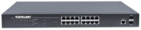 INTELLINET SWITCH GIGABIT ZARZĄDZALNY 16X RJ45 POE INTELLINET SWITCH GIGABIT ZARZĄDZALNY 16X RJ45 POE
