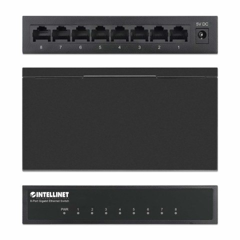 Intellinet 530347 łącza sieciowe Gigabit Ethernet (10/100/1000) Czarny Intellinet 530347 łącza sieciowe Gigabit Ethernet (10/100/1000) Czarny