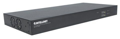 Intellinet 561433 łącza sieciowe Zarządzany Gigabit Ethernet (10/100/1000) Obsługa PoE Czarny Intellinet 561433 łącza sieciowe Zarządzany Gigabit Ethernet (10/100/1000) Obsługa PoE Czarny