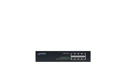 Lancom Systems GS-1108P Nie zarządzany Gigabit Ethernet (10/100/1000) Obsługa PoE Czarny Lancom Systems GS-1108P Nie zarządzany Gigabit Ethernet (10/100/1000) Obsługa PoE Czarny