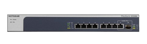 NETGEAR XS508M Nie zarządzany 10G Ethernet (100/1000/10000) Szary, Srebrny NETGEAR XS508M Nie zarządzany 10G Ethernet (100/1000/10000) Szary, Srebrny