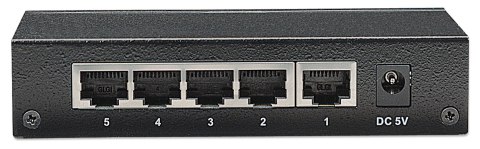 Switch 5x RJ45 Gigabit, metal, desktop Switch 5x RJ45 Gigabit, metal, desktop