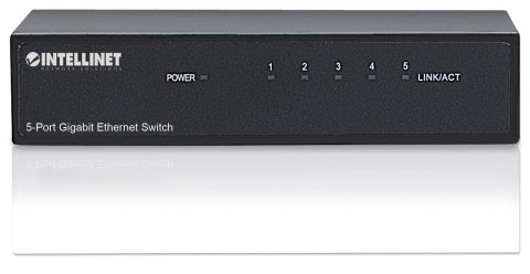Switch 5x RJ45 Gigabit, metal, desktop Switch 5x RJ45 Gigabit, metal, desktop