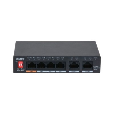 Switch PoE DAHUA PFS3006-4GT-60-V2 Switch PoE DAHUA PFS3006-4GT-60-V2