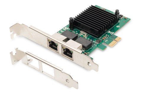 DIGITUS KARTA SIECIOWA PCIE PRZEWODOWA 2X RJ45 GIGABIT 10/100/1000MBPS LOW PROFILE DN-10132 DIGITUS KARTA SIECIOWA PCIE PRZEWODOWA 2X RJ45 GIGABIT 10/100/1000MBPS LOW PROFILE DN-10132