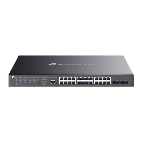 TP-Link Omada SG3428XMPP łącza sieciowe Zarządzany L2+ Gigabit Ethernet (10/100/1000) Obsługa PoE 1U Czarny