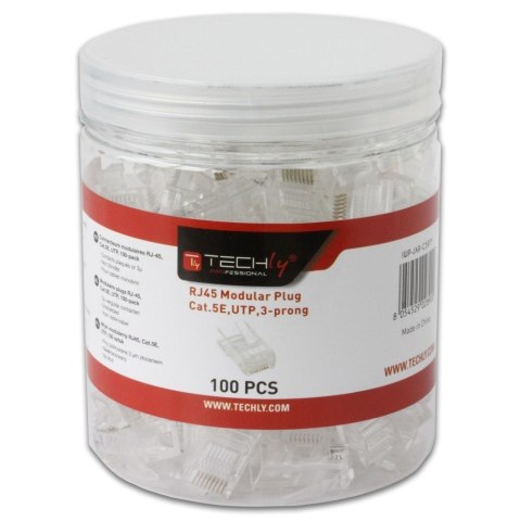 Techly IWP-JAR-C5RTY wtyczka RJ45 Przezroczysty Techly IWP-JAR-C5RTY wtyczka RJ45 Przezroczysty