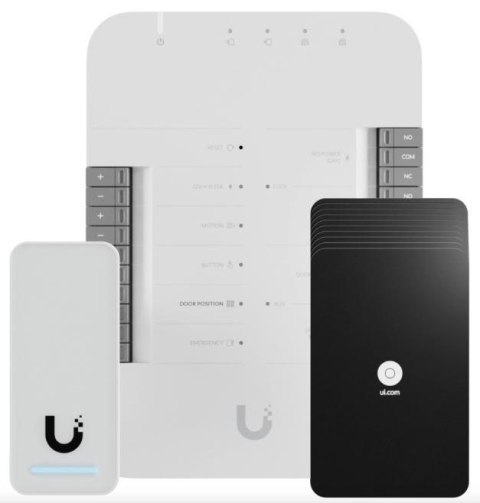 Zestaw startowy UniFi Access Ubiquiti UA-G2-SK, Czytnik dostępu G2 + Hub + Karty (10 sztuk) Zestaw startowy UniFi Access Ubiquiti UA-G2-SK, Czytnik dostępu G2 + Hub + Karty (10 sztuk)