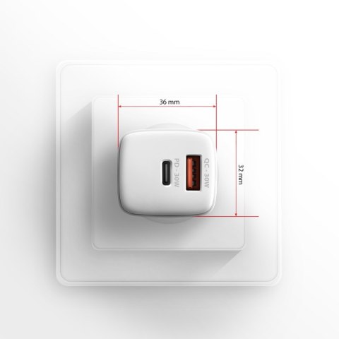 Axagon ACU-PQ30W Ladegerät QC3.0.4.0/AFC/FCP/PPS/Apple+ PD USB-C 30W - weiß - USB Typ C Telefon komórkowy, Smartfon, Smartwatch, Axagon ACU-PQ30W Ladegerät QC3.0.4.0/AFC/FCP/PPS/Apple+ PD USB-C 30W - weiß - USB Typ C Telefon komórkowy, Smartfon, Smartwatch,