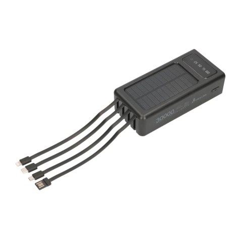 EXTRALINK EPB-093 30000MAH SOLAR POWER BANK CZARNY EXTRALINK EPB-093 30000MAH SOLAR POWER BANK CZARNY