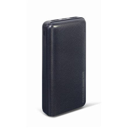 GEMBIRD POWERBANK 20000 MAH 2X USB, CZARNY GEMBIRD POWERBANK 20000 MAH 2X USB, CZARNY