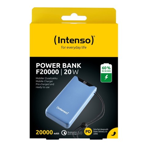 Intenso 7332055 bank mocy Litowo-polimerowy (LiPo) 20000 mAh Niebieski Intenso 7332055 bank mocy Litowo-polimerowy (LiPo) 20000 mAh Niebieski