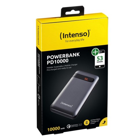 Intenso PD10000 Litowo-polimerowy (LiPo) 10000 mAh Antracyt Intenso PD10000 Litowo-polimerowy (LiPo) 10000 mAh Antracyt