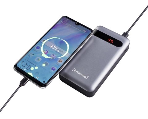 Intenso PD20000 Power Delivery Litowo-polimerowy (LiPo) 20000 mAh Antracyt Intenso PD20000 Power Delivery Litowo-polimerowy (LiPo) 20000 mAh Antracyt