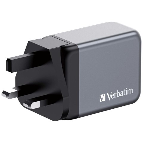 Ładowarka sieciowa Verbatim GaN GNC-65 2xUSB-C Uniwersalna Ładowarka sieciowa Verbatim GaN GNC-65 2xUSB-C Uniwersalna