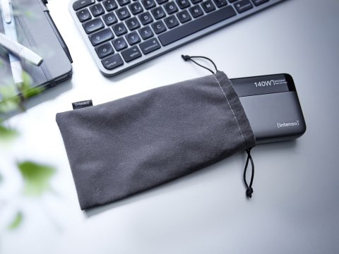 Power Bank Intenso HE 25000 mAh Grau-Schwarz USB C/C Power Bank Intenso HE 25000 mAh Grau-Schwarz USB C/C