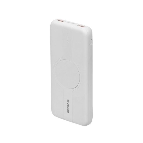 RIVACASE POWERBANK 10.000 MAH USB-C 20W + QI 10W, 1X WE/WY USB-C 20W, 2X USB-A QC18W, WEJŚCIE MICRO-USB,INDUKCJA QI 10W,BIAŁY RIVACASE POWERBANK 10.000 MAH USB-C 20W + QI 10W, 1X WE/WY USB-C 20W, 2X USB-A QC18W, WEJŚCIE MICRO-USB,INDUKCJA QI 10W,BIAŁY