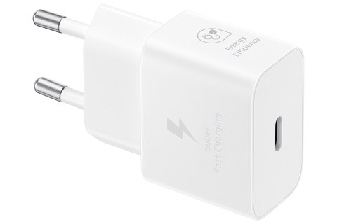 Samsung EP-T2510 Smartfon Biały Prąd przemienny, USB Szybkie ładowanie Wewnętrzna